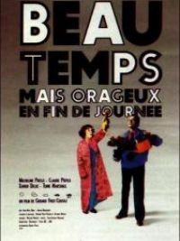 affiche du film Beau temps mais orageux en fin de journée