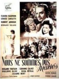 affiche du film Nous ne sommes pas mariés