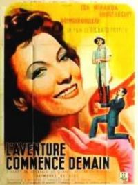 affiche du film L'Aventure commence demain