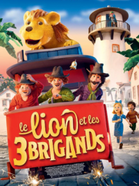 affiche du film Le Lion et les trois brigands