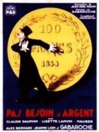 affiche du film Pas besoin d'argent