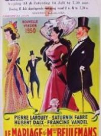 affiche du film Le Mariage de Mademoiselle Beulemans