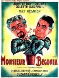 affiche du film Monsieur Bégonia