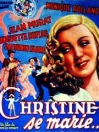 affiche du film Christine se marie