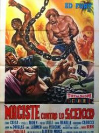 affiche du film Maciste à la cour du cheik
