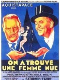 affiche du film On a trouvé une femme nue