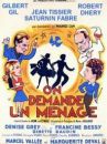 affiche du film On demande un ménage