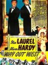 affiche du film Laurel et Hardy au Far West