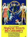 affiche du film Madame ne veut pas d'enfants