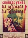 affiche du film Les affaires sont les affaires