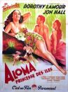 affiche du film Aloma, princesse des îles
