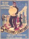 affiche du film Cinq Millions comptant