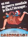 affiche du film En cas de guerre mondiale, je file à l'étranger