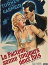 affiche du film Le Facteur sonne toujours deux fois