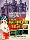 affiche du film Santo y Blue Demon contra el doctor Frankenstein