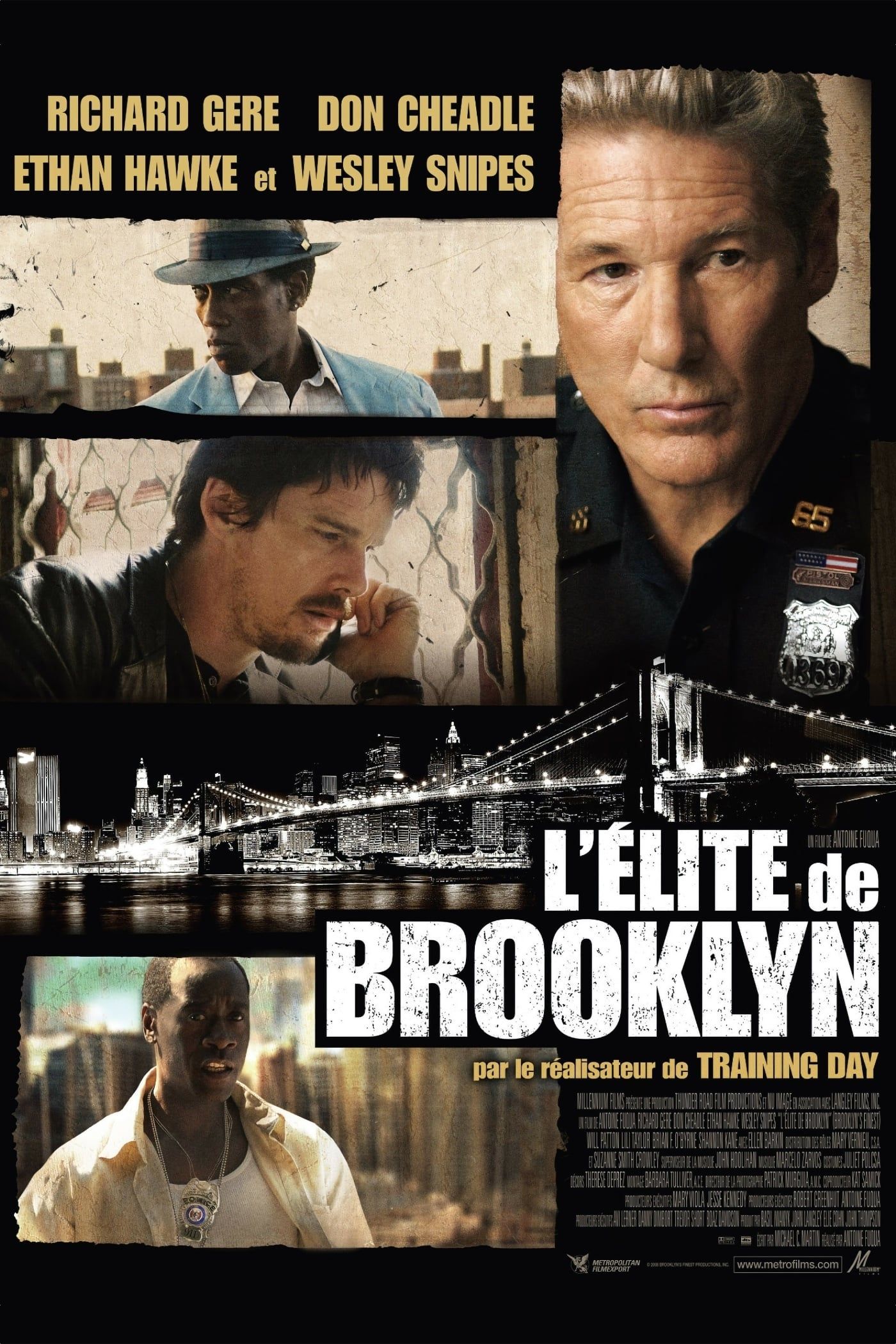 Les policiers infiltrés, liste de 40 films